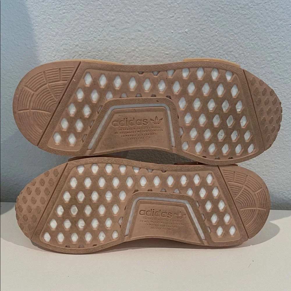 Adidas Beige NMD R1 Sneakers